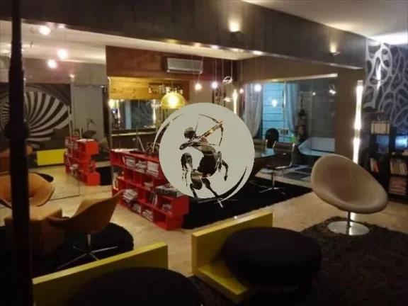 Imagem APARTAMENTO COM VISÃO LATERAL PARA O MAR, MODERNIZADO, COM CONCEITO DE AMBIENTES INTEGRADOS. SALA D...