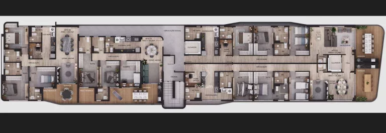 Imagem Apartamento com varanda/sacada pé na areia na praia de Areia Dourada / Cabedelo. -AP1584