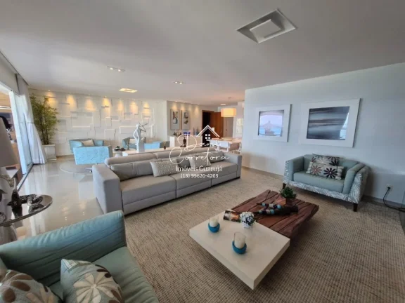 Imagem Apartamento frente mar reformado com varanda gourmet e lazer, Enseada.