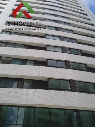 Imagem Flat de luxo para locação em Recife-PE, no bairro Setubal - 1 quarto, 1 suíte, 2 salas, 1 banheiro, 1 vaga, 30m².