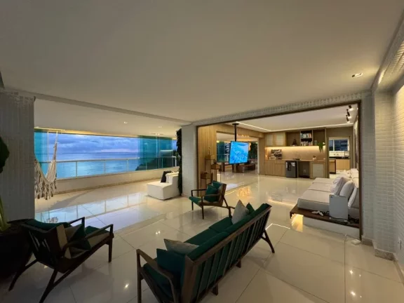 Imagem VILA SANTO ANTÔNIO - LADEIRA DA BARRA: 4 Suites c/ ampla varanda gourmet, vista mar Baía de todos os santos, 278,00m2 privativos, andar alto e 4 vagas