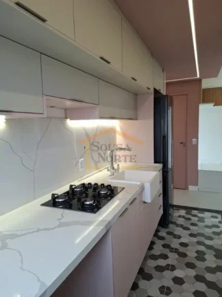 Imagem Apartamento tipo studio 39m², dispõe de 1 dormitório com armário, banheiro, sala dois ambientes,...