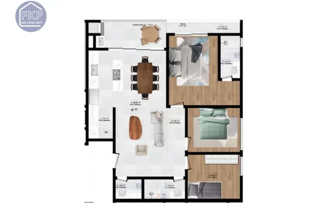 Imagem Apartamento 3 dormitórios!