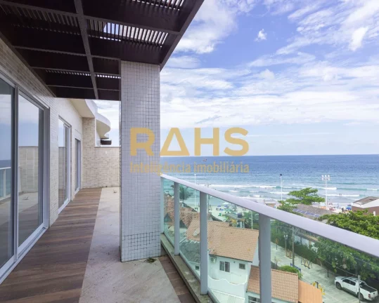 Imagem Apartamento novo frente mar com 190 m² , 3 suítes, e duas vagas de garagem. Edifício fica Localiz...