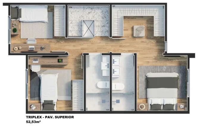 Imagem Casa Duplex para Venda em Curitiba, Abranches, 3 dormitórios, 1 suíte, 3 banheiros, 2 vagas