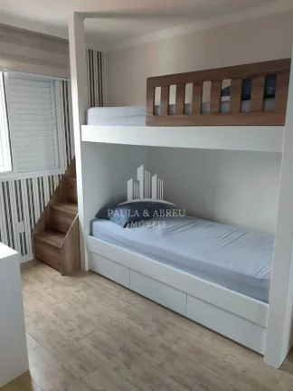 Imagem Apartamento 95m² de Alto Padrão 2 Dormitórios 1 Suíte com CLoset e Sacada (Podendo ser 3), Terraço Gourmet, 2 Vagas, Lazer Completo no Jardim Pedroso em Mauá-SP