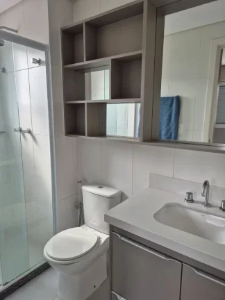 Imagem Apartamento com 1 dormitório para alugar, 35 m² por R$ 3.300,00/mês - Jardim Aquarius - São José dos Campos/SP