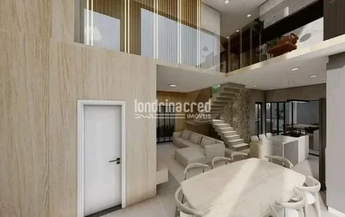 Imagem Casa à venda 3 Quartos, 3 Suites, 4 Vagas, 186M², Parque Tauá, Londrina - PR | CONDOMÍNIO ARANGUÁ