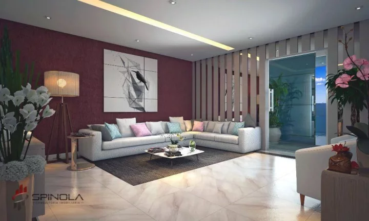 Imagem Apartamento com 2 dormitórios à venda, 79 m² por R$ 715.950,00 - Boqueirão - Praia Grande/SP