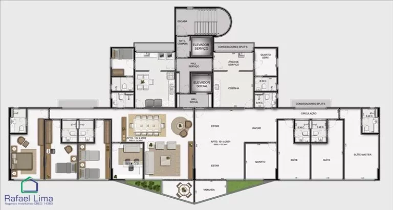 Apartamento 4 Quartos Recife - PE - Boa Viagem