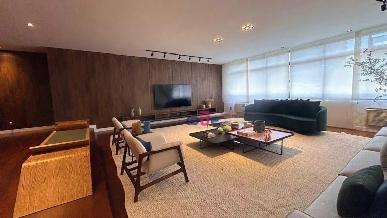 Imagem Apartamento com 4 dormitórios à venda, 237 m² por R$ 3.200.000 - Boqueirão - Santos/SP