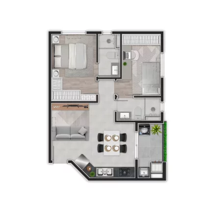 Imagem Nillo - Apartamento à venda no bairro Bom Retiro - Curitiba/PR