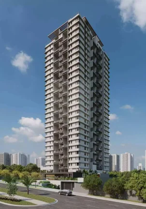 Imagem Hype-Apartamento de luxo à venda em Ribeirão Preto, Jardim Botânico, com 3 quartos, 156m2, sala com pé direito duplo, andar alto frente.