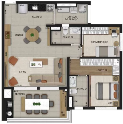 Imagem Club Station Belém - Residencial