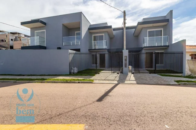 Imagem Sobrado novo com 3 quartos (1 suíte) à venda por R$ 465.000 - Campo Comprido - Curitiba/PR