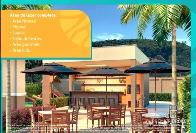 Imagem Apartamento à venda, 54 m² por R$ 283.000,00 - Cascata do Imbuí - Teresópolis/RJ