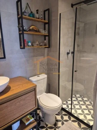 Imagem Apartamento com 95m² de área útil, com 2 dormitórios, sendo 1 suíte, banheiro social, sala inte...