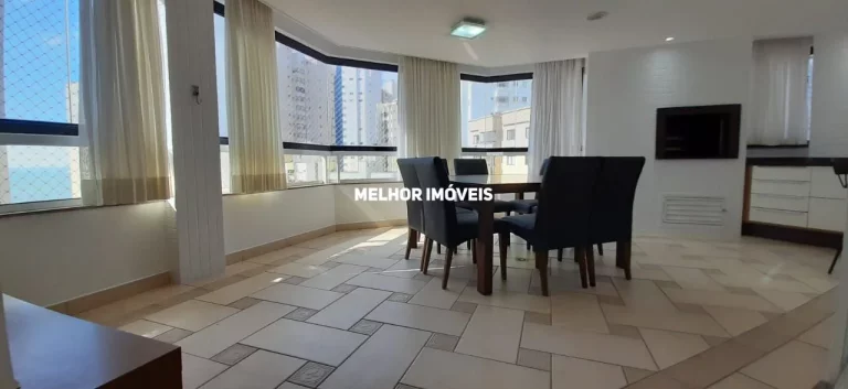 Imagem Locação anual quadra mar mobiliado com 3 dormitórios sendo 1 suíte localizado em Balneário Camboriú.