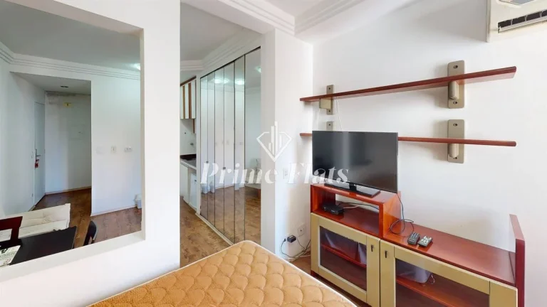Imagem Flat disponível para locação no Flat Poeta Drummond, com 28m², 1 dormitório e 1 vaga de garagem