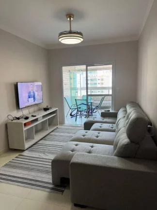 Imagem Apartamento com 3 dormitórios à venda, 136 m² por R$ 810.000 - Guilhermina - Praia Grande/SP