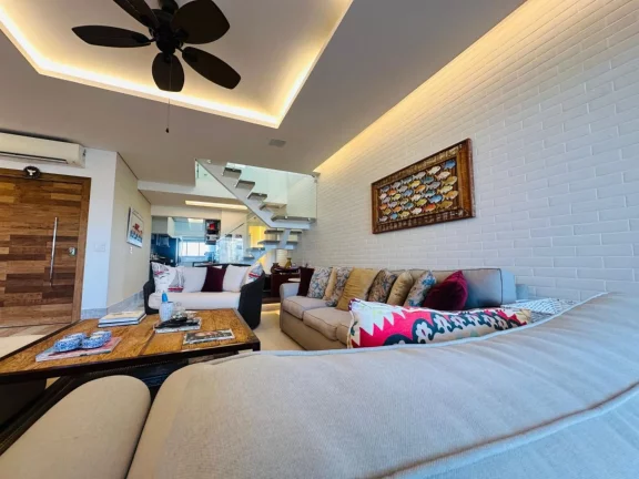 Imagem Cobertura de luxo à venda na Riviera de São Lourenço Módulo 03: 4 quartos, 4 suítes, 2 salas, 2 vagas de garagem, 341,32 m² de área.