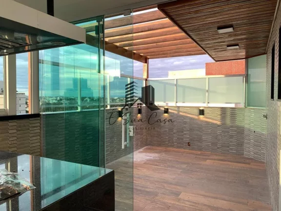 Imagem COBERTURA 4 QUARTOS (3 SUÍTES) 1 BANHO SOCIAL LAVABOS E 3 VAGAS DE GARAGEM