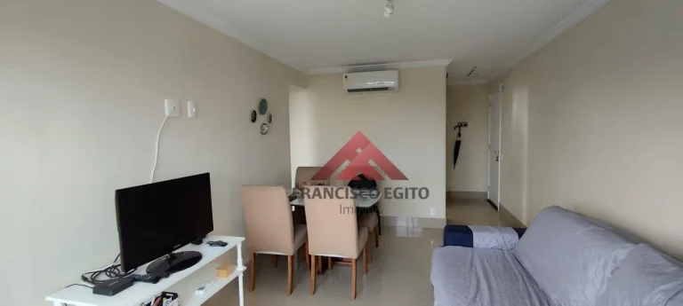 Imagem Apartamento com varanda sala quarto no centro todo montado e com porteira fechada,vaga de garagem na escritu
