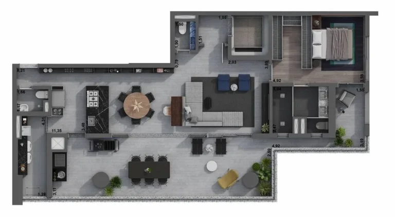 Imagem Arquitetura contemporânea nas alturas. De tirar o fôlego. São 36 andares e a melhor vista da cida...