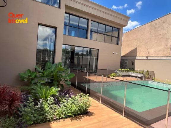 Imagem Casa de alto padrão em condomínio à venda em Jardinópolis-SP: 6 quartos, 4 suítes, 8 banheiros, 6 vagas, 842 m².