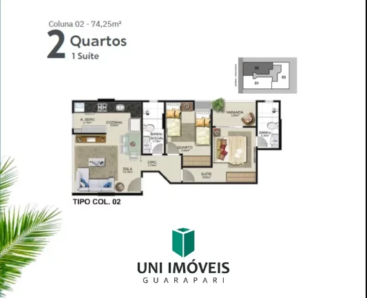 Imagem Apartamento à venda no Edifício Unique - Praia do Morro, Guarapari - Moderno e Exclusivo