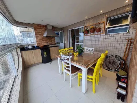 Imagem Apartamento com 3 dormitórios à venda, 135 m² por R$ 960.000,00 - Aviação - Praia Grande/SP
