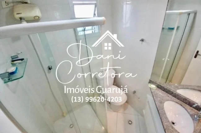 Imagem Apartamento lado praia com lazer, Tombo, Guarujá.