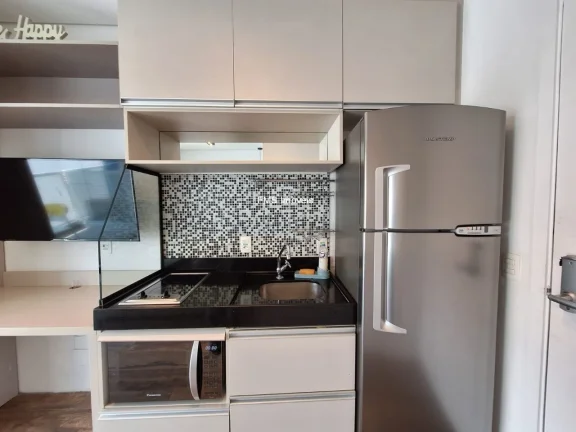 Imagem Studio de luxo à venda na Vila Olímpia, São Paulo-SP: 1 quarto, 1 suíte, 1 sala, 1 banheiro, 1 vaga, 25m². Venha conferir!