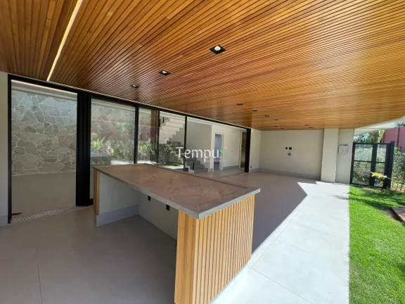 Imagem Jardins Bolonha - Sobrado à venda no Jardins Bolonha - Senador Canedo/GO, com 314m², possui 4 suítes, piscina aquecida, churrasqueira