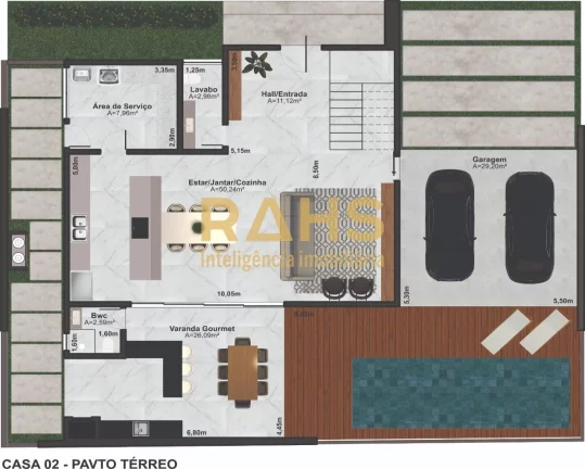 Imagem Excelente casa em condomÃ­nio fechado no bairro AmÃ©rica, em regiÃ£o nobre de Joinville, rua sem saÃ...