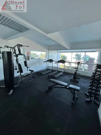 Imagem Imóvel de alto padrão para locação em Praia Grande-SP, Caiçara: 3 quartos, 1 suíte, 1 sala, 2 vagas, 104m².