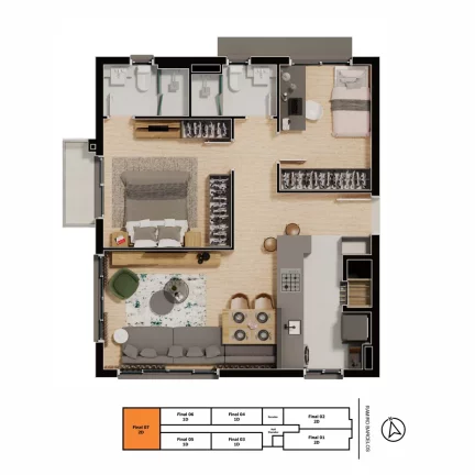 Imagem Apartamento à venda no bairro Bom Fim - Porto Alegre/RS