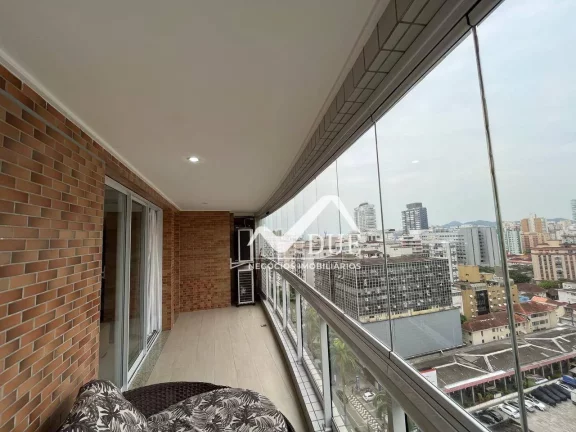 Imagem Apartamento com 2 dormitórios à venda, 94 m² por R$ 1.248.000,00 - Gonzaga - Santos/SP