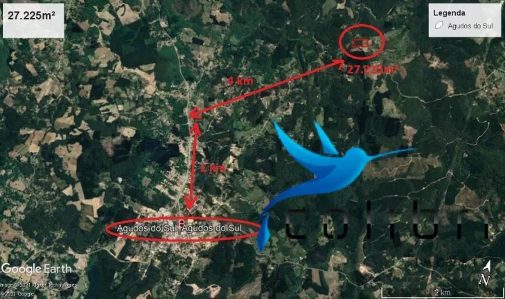 Imagem Chácara à Venda, 27.225 m² em Ribeirãozinho - Agudos Do Sul