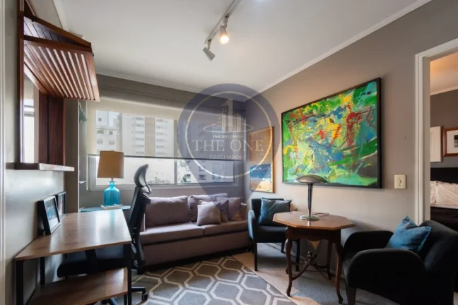Imagem Apartamento à venda na Consolação, São Paulo-SP! 1 quarto, 2 salas, 1 banheiro, 1 vaga de garagem! Venha conferir!