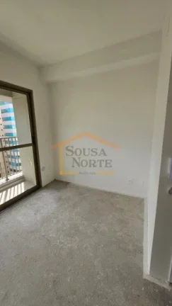 Imagem Apartamento novo de 27 m², entregue no contrapiso, com 1 dormitório, banheiro, cozinha integrada e...
