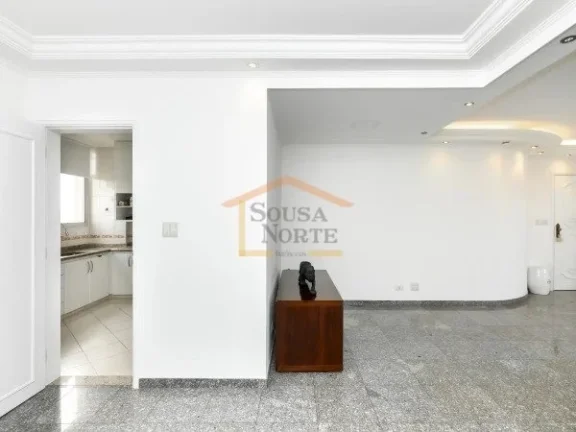 Imagem Apartamento com 158m², possui 3 dormitórios, sendo 1 suíte, 3 banheiros, sala ampla para dois amb...
