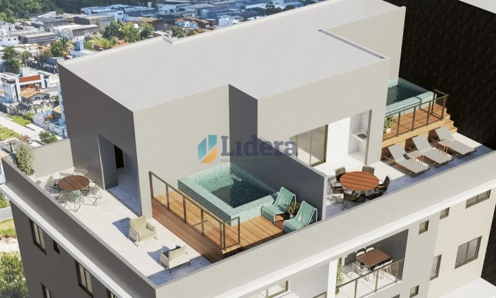 Imagem Apto cobertura com 2 vagas de garagem - 158.56m²- 3 quartos - 2 suites- Bessa, João Pessoa/PB