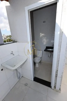 Imagem Cobertura para Venda em Santo André, Vila Pires, 2 dormitórios, 1 suíte, 3 banheiros,