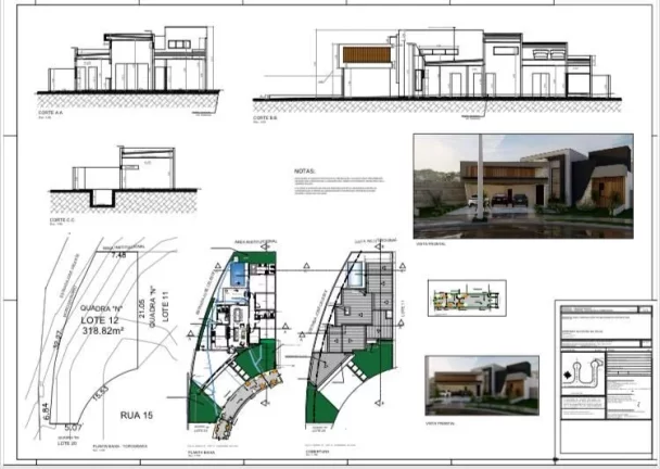 Imagem Casa em construção no Condomínio Sun Lake - Votorantim