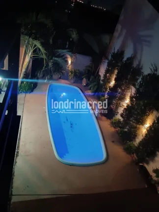 Imagem Sobrado moderno à venda no jardim vitória em cambé com piscina churrasqueira,sacada, armários planejados.