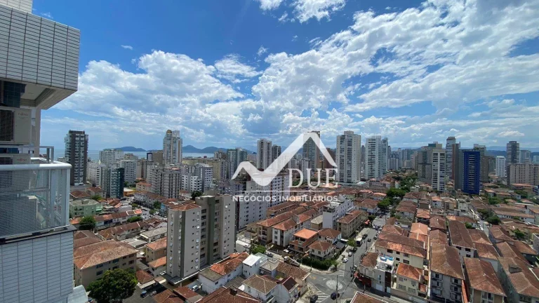 Imagem Apartamento com 1 dormitório com Vista MAr e lazer à venda, 52 m² por R$ 850.000 - Aparecida - Santos/SP