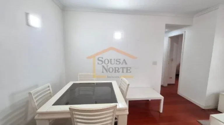 Imagem Apartamento com 64m², 2 dormitórios, sendo 1 com armários, banheiro reformado, sala para 2 ambien...