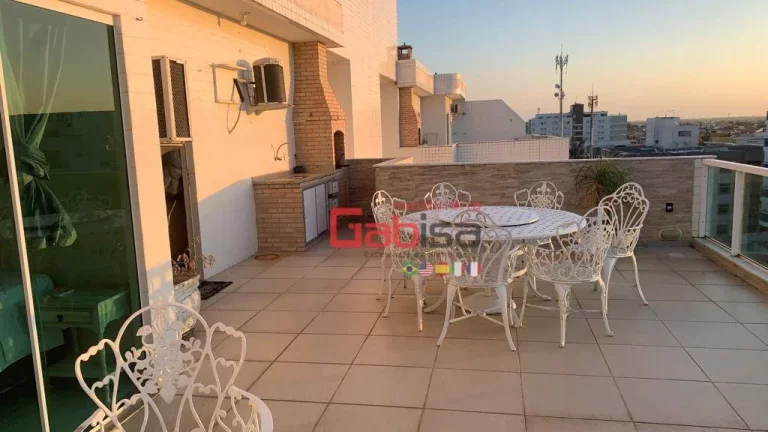 Imagem Cobertura com 3 dormitórios à venda, 130 m² por R$ 780.000,00 - Braga - Cabo Frio/RJ