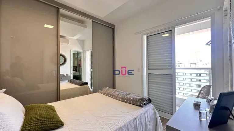 Imagem Apartamento a poucos passos da orla na Aparecida em Santos, lazer completo, frente, 2 suites, 1 vaga todo planejado.